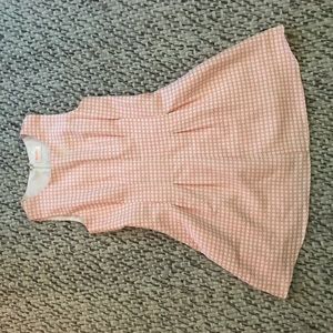Pink checkered dress
